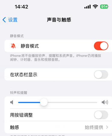 延平苹果15Pro维修网点分享iPhone15Pro系列机型中隐藏静音图标 
